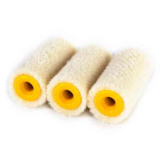 Валик меховой под ручку 6х15х50 мм, ворс 5 мм TITAN COLOR VELORS 3 шт Ровно