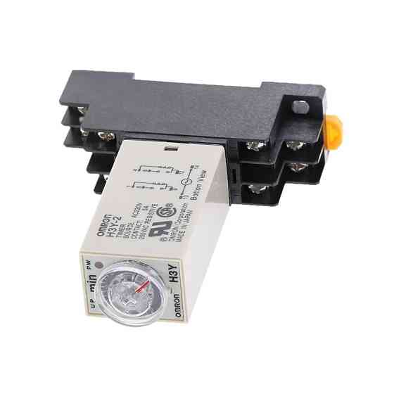 Таймер H3Y-2 на DIN-рейку 0-5с 12В 5А Киев