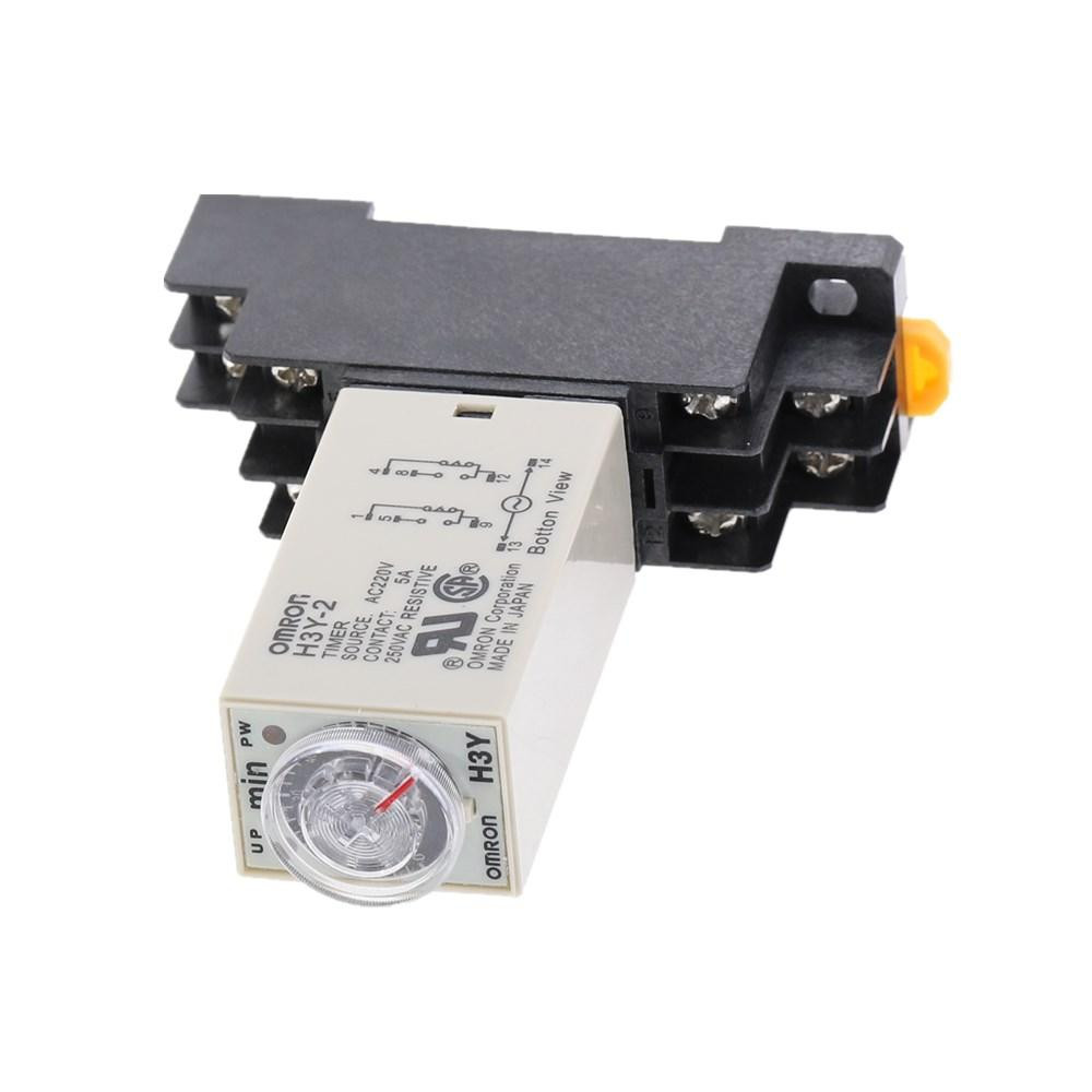 Таймер H3Y-2 на DIN-рейку 0-5с 12В 5А Киев - изображение 5