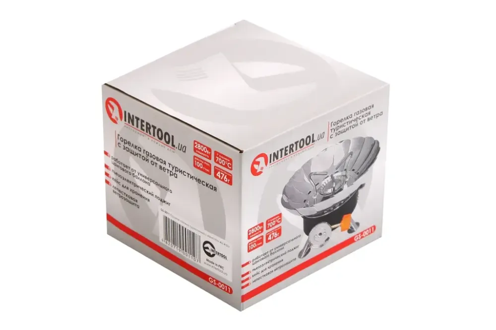 Горелка газовая для туризма с защитой от ветра Intertool Винница - изображение 4