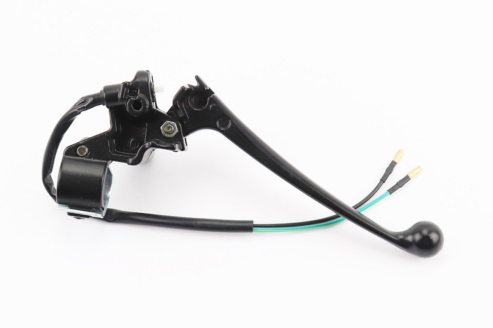 Важіль керма лівий (барабан. гальмо) з кріпленням в зборі, чорний Киев - изображение 2