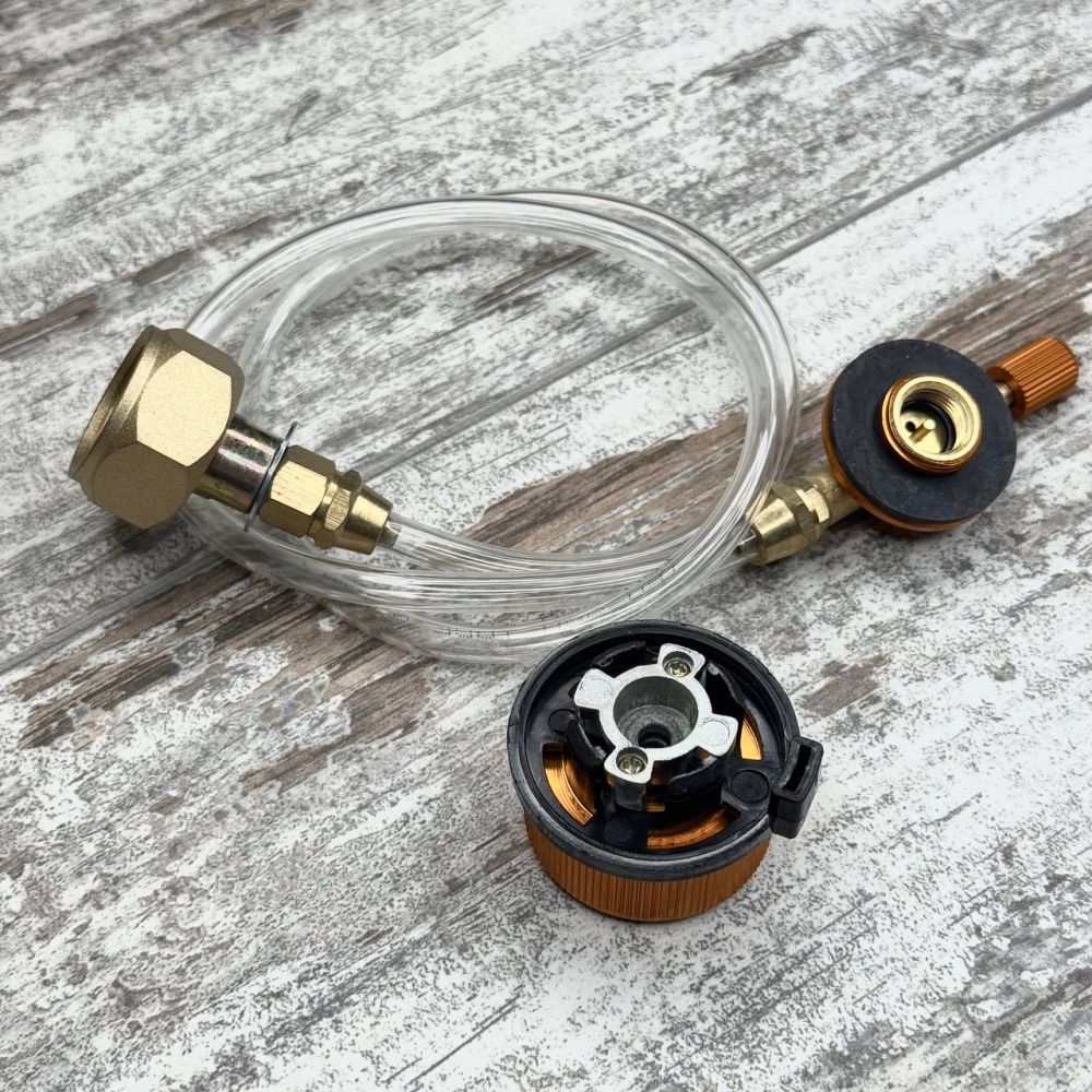 Переходник заправки туристических газовых баллонов и насадка резьба-цанга Киев - изображение 1