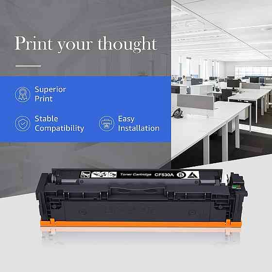 Комплект совместимых картриджей STAROVER HP 205A CF530A CF531A CF532A CF533A для HP M154 M180 M181, 4 цвета Днепр