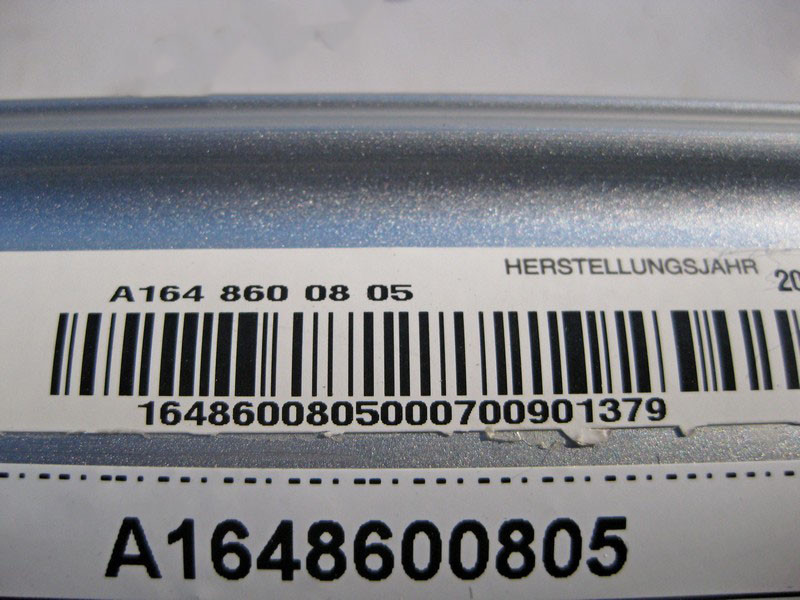 Mercedes-Benz  A1648600805 Подушка безпеки переднього пасажира в панель приладів - торпеду ML W164 GL X164 Одеса - фото 3