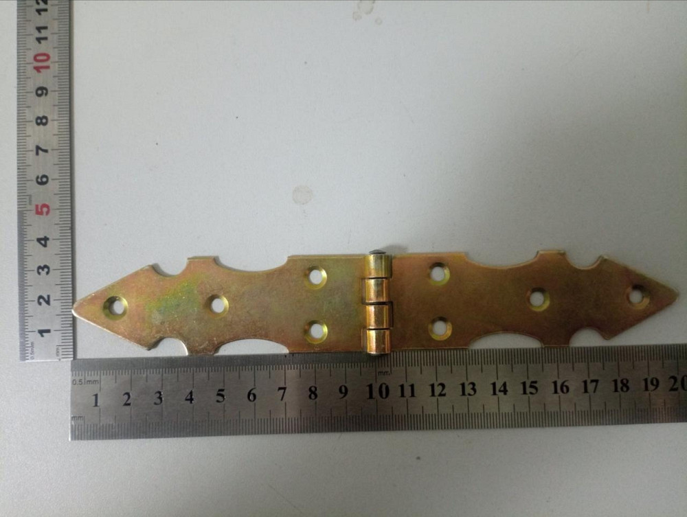 Завіса будівельна оздоблена в жовтому оцинку 32х200мм "P-o" Киев - изображение 1