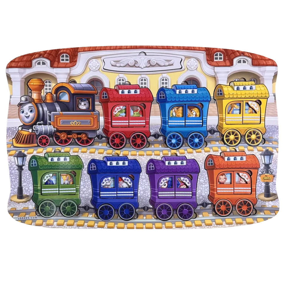 Дерев'яний дитячий сортер "Потяг великий" (ПСД296) PSD296 Вінниця - фото 1