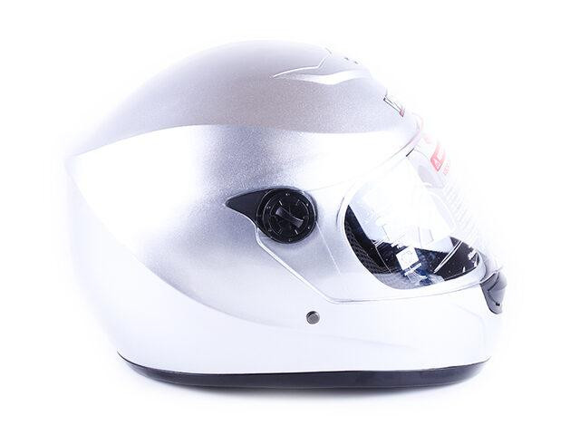 Шолом мотоциклетний інтеграці MD-101B (сріблястий металік, size M) Мукачево - фото 3