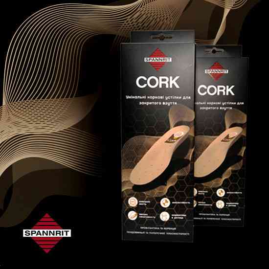 Міцна та зносостійка основа устілки з натурального корка Sunbed Cork 39 Дніпро