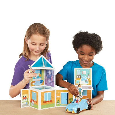 Игровой набор Melissa&Doug магнитный набор построек Наш дом (MD30650) Винница - изображение 5