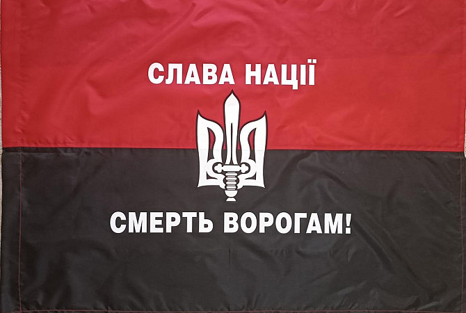 Патриотический флаг 60 х 90 см (50) Слава нації Винница - изображение 1