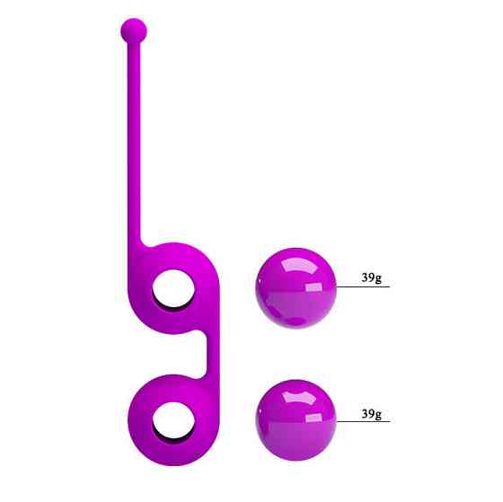 Вагинальные шарики Pretty Love Kegel фиолетовые Sex Aura Киев