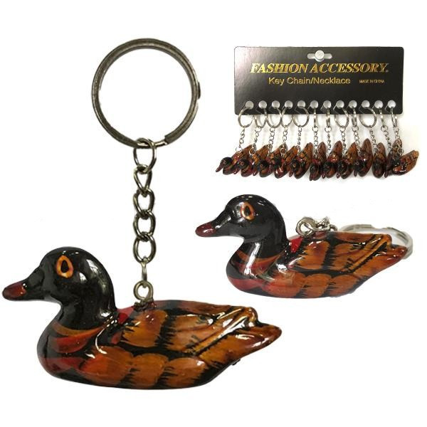 Брелок сувенір Качка мандаринка 12 шт Київ - фото 1