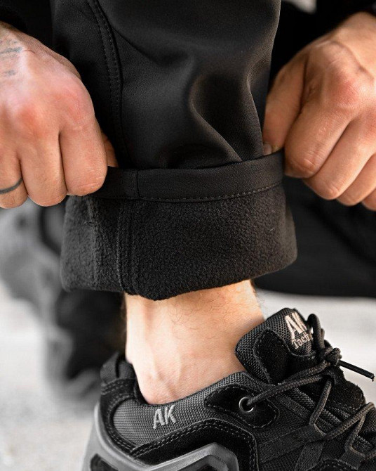 Зимние тактические штаны софтшел REVISION черные  ПП7968 Одесса - изображение 9