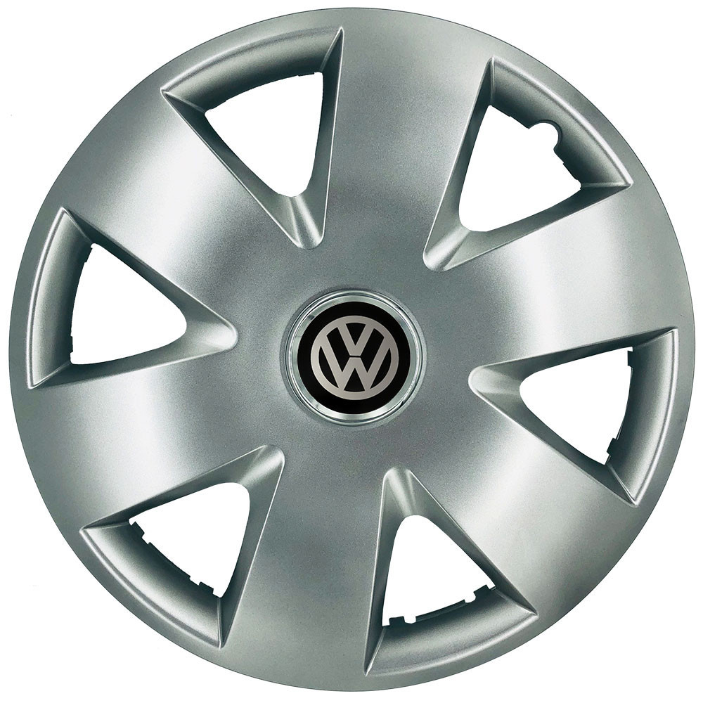 Автомобильные модельные колпаки R15 Volkswagen 308 4шт, SJS, серебряные Киев - изображение 1