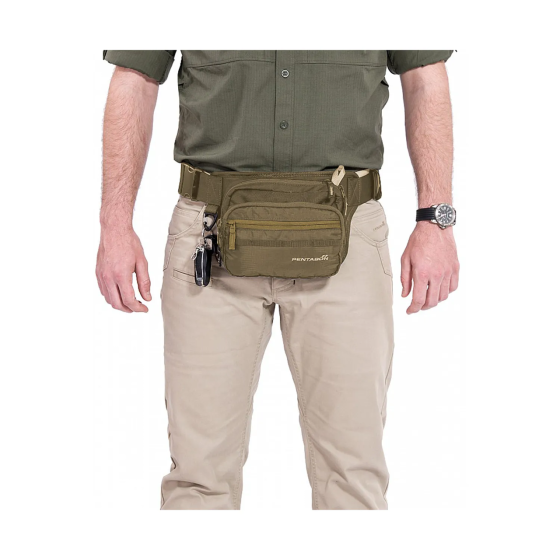 Тактическая поясная сумка Protean Pentagon 1.2л (Койот) Винница