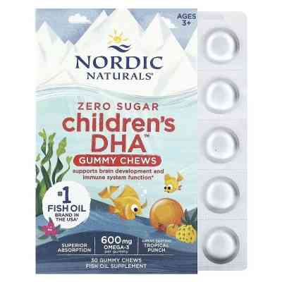 Вітамінно-мінеральний комплекс Nordic Naturals ДГК (докозагексаєнова кислота) для дітей віком від 3 років, 600 мг (NOR-01709) Вінниця