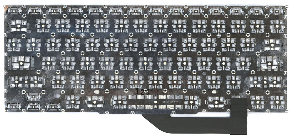 Клавиатура для ноутбука Apple MacBook Pro (A1398) с подсветкой (Light) Black, (No Frame), RU (горизонтальный энтер) Вінниця - фото 3