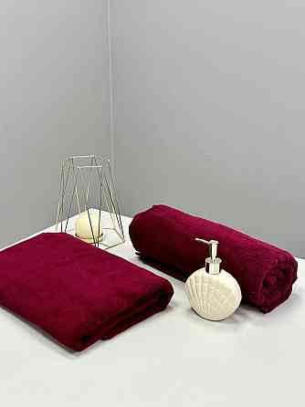 Рушник банний Ideal Textile махровий 100х150 см (56860335) Бордовий Чернівці