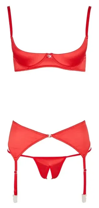 Комплект с поясом для чулок КОРОЛЕВА Sex Aura Киев - изображение 2