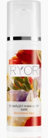 Тональний крем Мейкап 8 в 1, який надає сяйва – темний Decorative Care Brightening Makeup 8in1 Ryor, 30 мл Дніпро