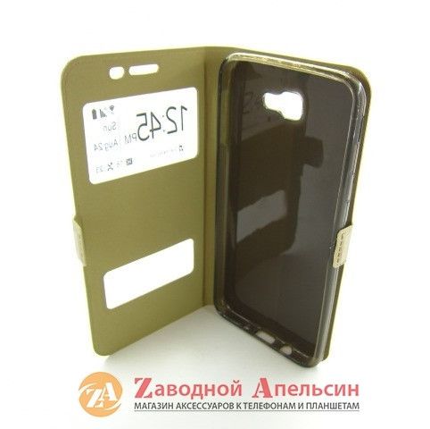 Чохол книжка Samsung J5 Prime G570 Smart Case gold Одеса - фото 6