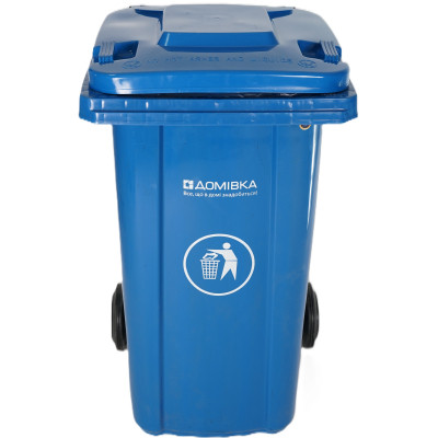 Контейнер для мусора Домівка 120L-B Синий 120 л (000033128) Винница - изображение 1