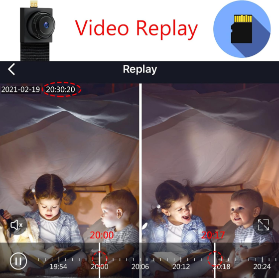 Мини-камера LXMIMI Wi-Fi Full HD 1080P, TuyaSmart, датчик движения, ночное видение, microSD 128 ГБ, 2.4 ГГц Киев