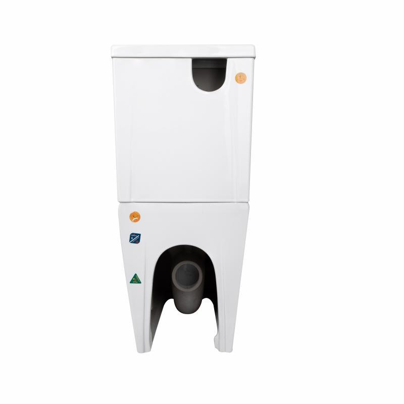 Унітаз підлоговий Qtap Crow Ultra Quiet безобідковий із сидінням Soft-close QTCRO27W51028 Київ - фото 7