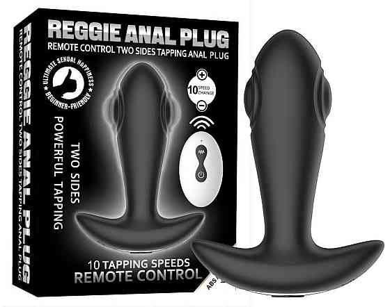 Анальная вибро пробка Dual tapping anal plug Sex Aura Киев