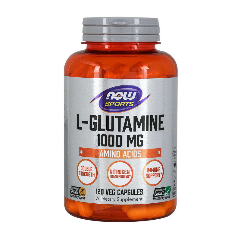 L-Glutamine 1000 mg (120 caps) Луцк - изображение 1