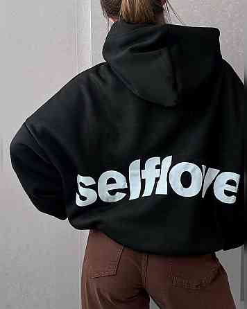 Жіноча стильна тепла худі оверсайз якісна трьохнитка на флісі Одеса