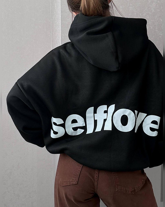 Жіноча стильна тепла худі оверсайз якісна трьохнитка на флісі Одеса - фото 1