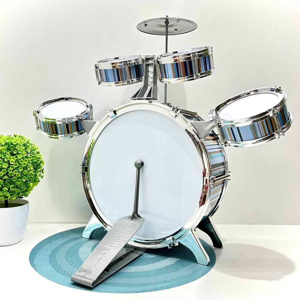 Барабанна установка 5 барабанів з паличками та стільчиком (2042T) Чернигов - изображение 9
