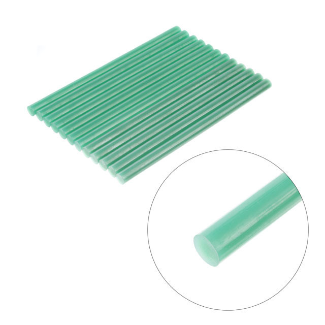 Комплект клейових стрижнів зелених, 11,2×200 мм, 12 шт. INTERTOOL RT-1057 Київ - фото 3