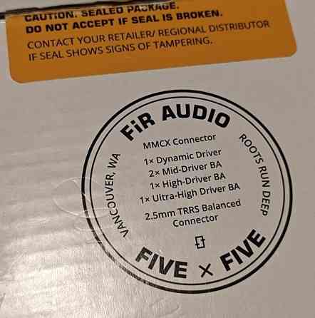 Наушники: Fir Audio 5x5 (2.5mm.) Харьков