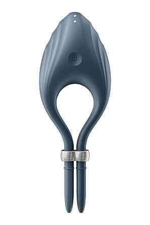 Ерекційне віброкільце-ласо Satisfyer Duelist Dark Blue, 10 режимів, потужний мотор Sex Aura Київ