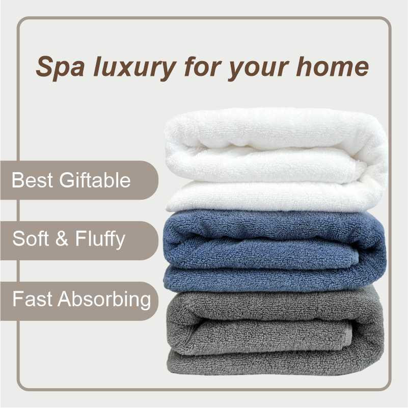 Рушник XL Lovely Svi (80 на160 см) - бавовна /махра - 600 GSM- Білий (320124) Київ - фото 5