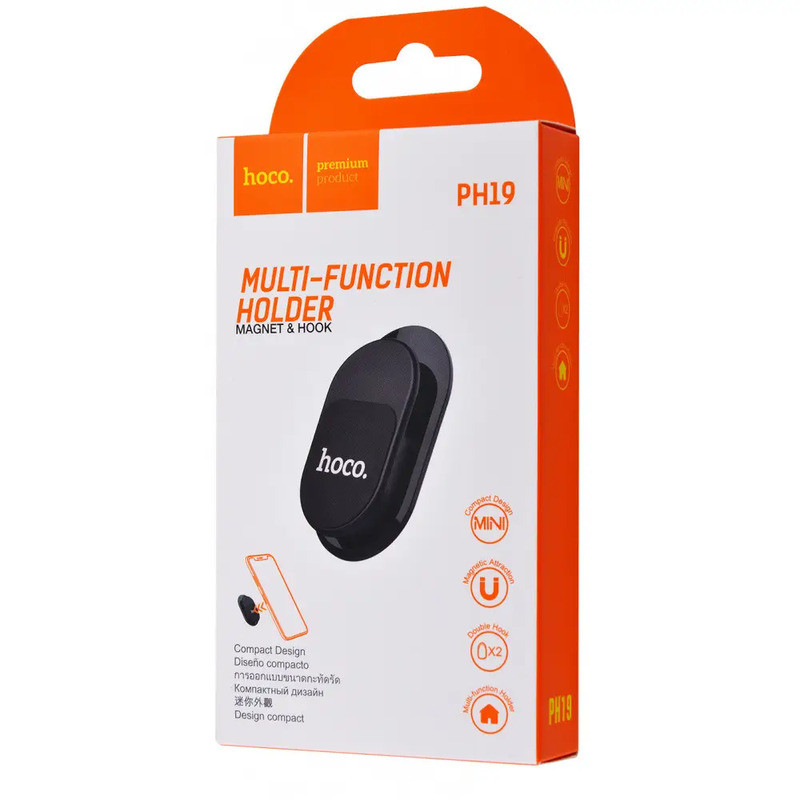 Автотримач для телефону магнітний Hoco PH19 (Чорний) Николаев - изображение 4