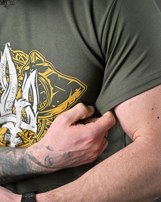 T-shirt trident olive DL6371 Одесса - изображение 4