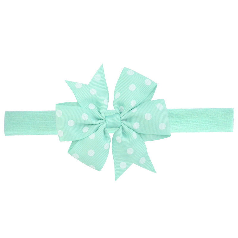 Детская повязка в горох one size ментоловый Киев - изображение 1