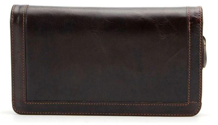 Клатч мужской с ремнем Vintage 14679 Коричневый Киев - изображение 10