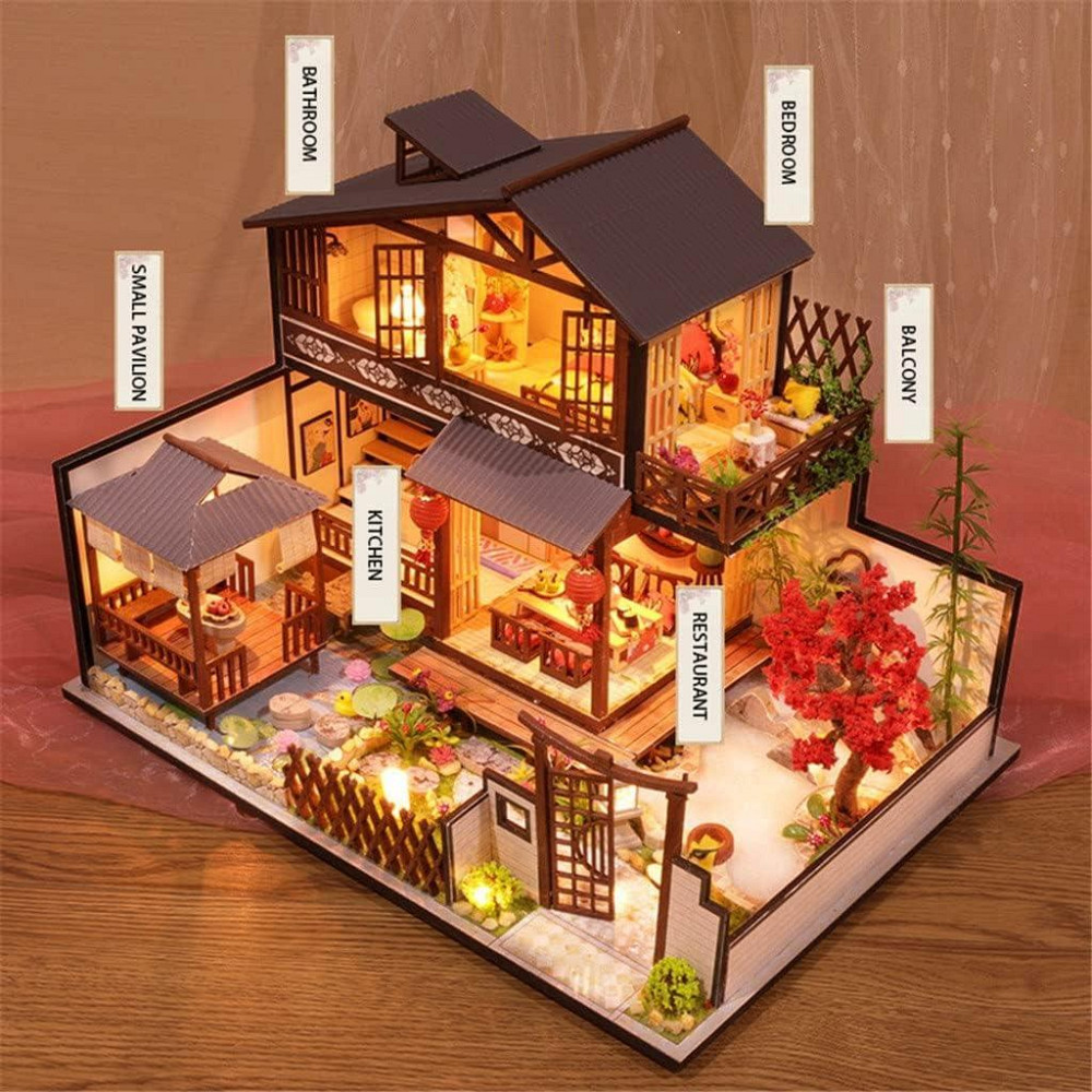 3D Румбокс DIY House в японском стиле + Пылезащитный купол P002-B Киев - изображение 2