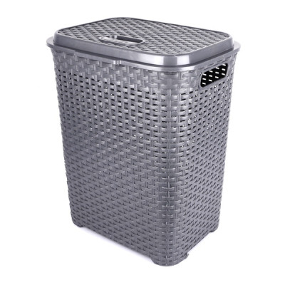 Корзина для белья Violet House 0778 Роттанг Metal 45 л (0778 Роттанг METAL 45 л) Винница - изображение 1