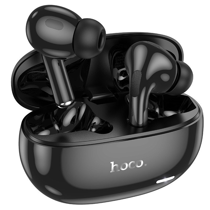 Бездротові навушники HOCO EW60 Norman true wireless BT headset Black Київ - фото 2