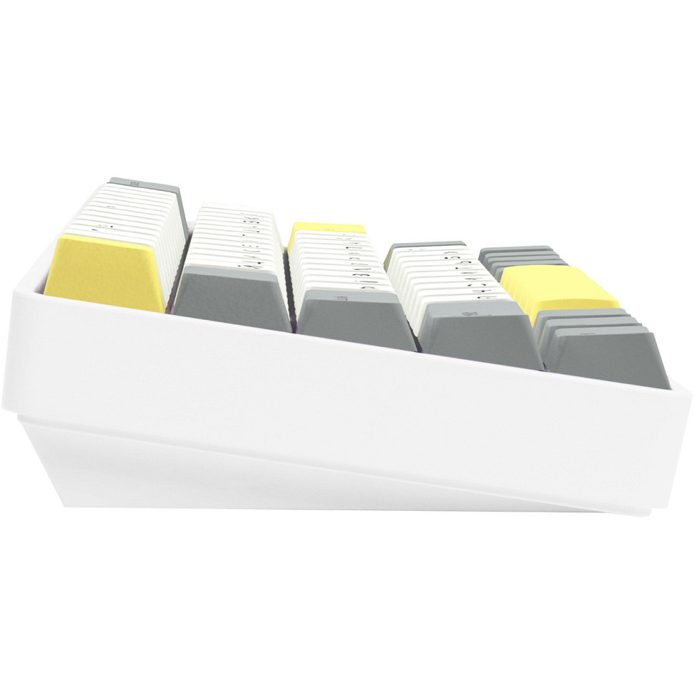 Клавіатура бездротова Epomaker EP64 60% Mulan Switch Hot-Swap (2.4G/BT/USB) RGB UA White (EP64-W-M) Білий Харків - фото 3