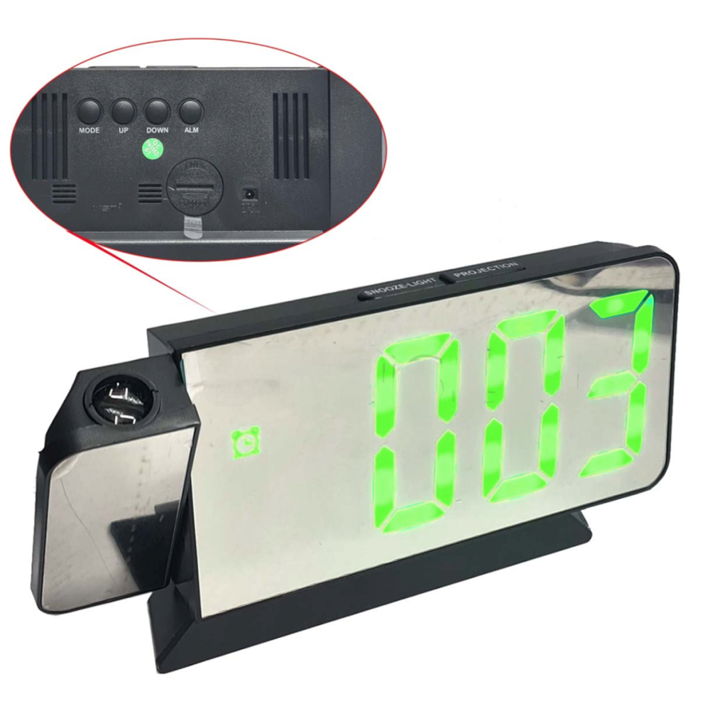 Часы электронные проекционные VST-900-4, USB Днепр - изображение 3