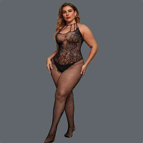 Сексуальний бодистокінг із відкритим доступом і відкритою спиною L-XXL — Еротична білизна Вінниця