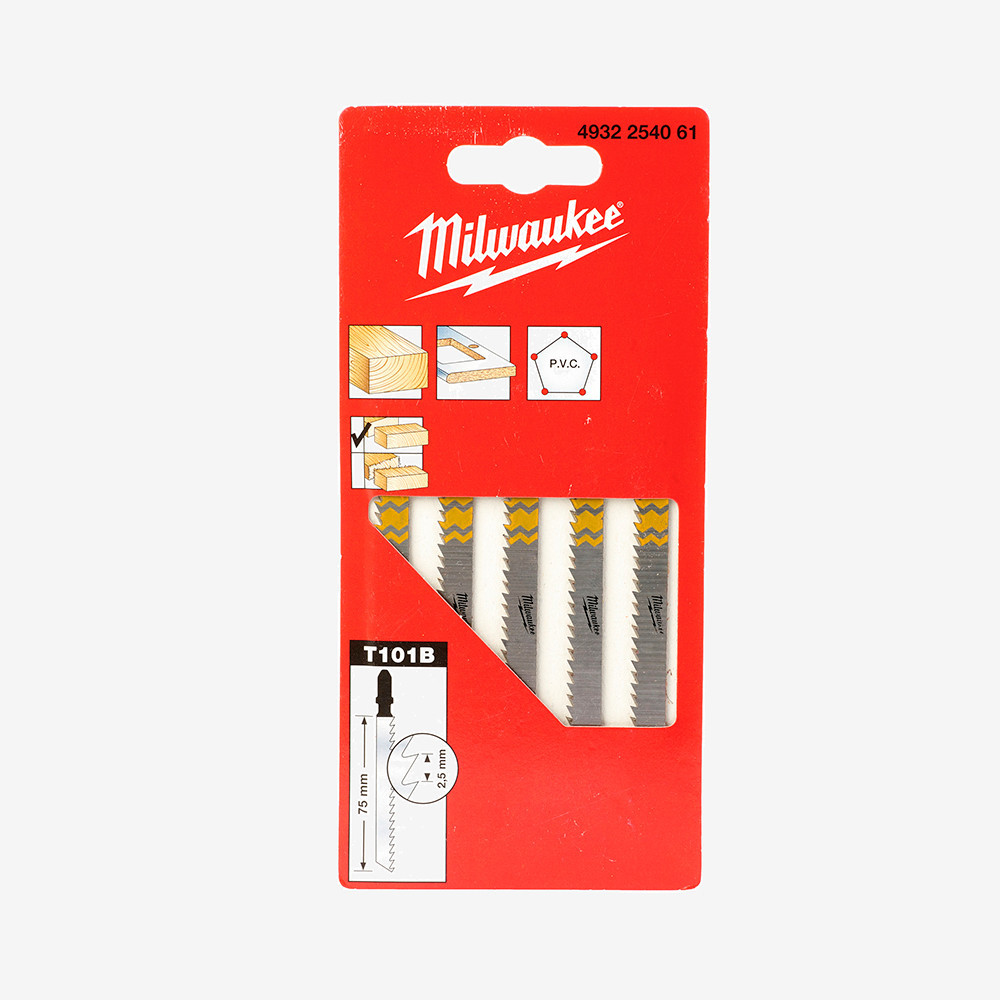 Полотна для лобзика T101B MILWAUKEE, 75/2,5мм, (5шт) Одесса - изображение 2