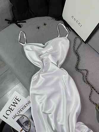 Жіноче романтичне елегантне плаття шовк Білий, 44/46 Одеса