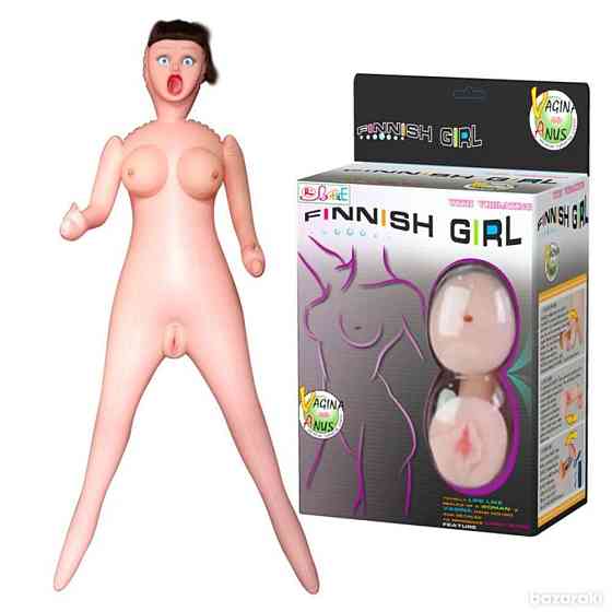 Секс-лялька з вібрацією BAILE Finish Girl Talla та двостороннім мастурбатором, 160 см Sex Aura Київ